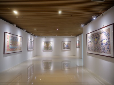 辛集农民画优秀作品全国巡展走进浙江 为文化艺术交流提供服务